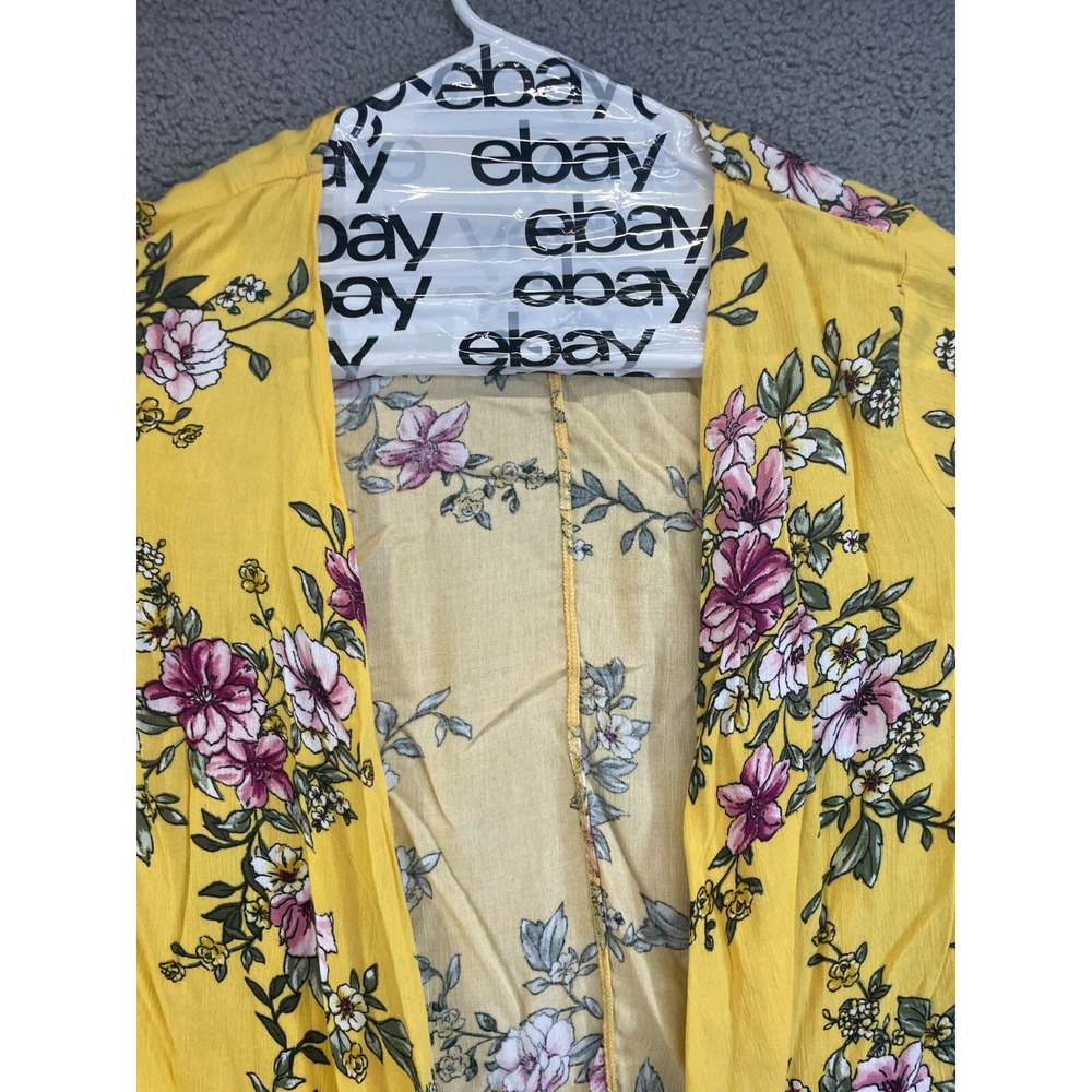 NO‎ BOUNDARIES SOFT Floral CARDIGAN SIZE XL - Picture 2 of 7